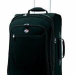 American Tourister Luggage Splash 21 Upright Suitcase, Black, 21 Inch